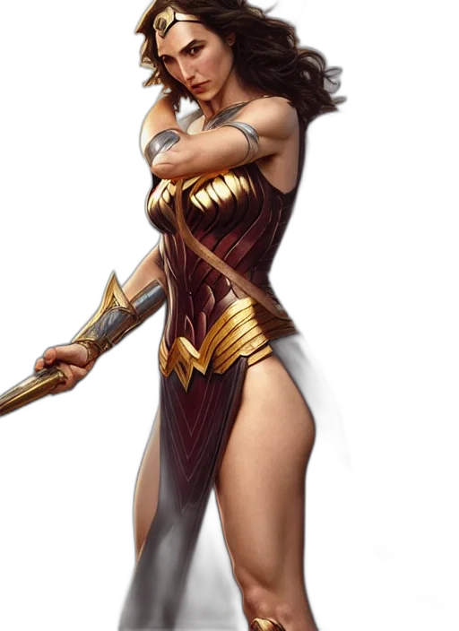 comic book art, concept art, fantasy art, 3d render transparent PNG cut-out