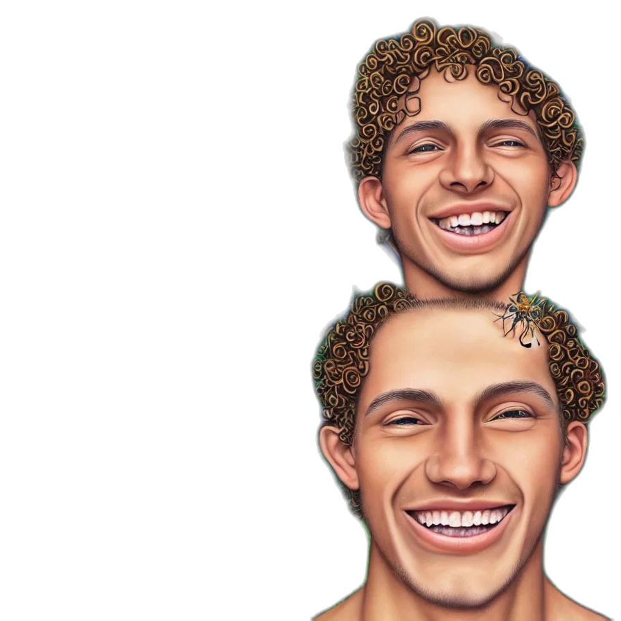 face, crown, mask, photorealistic transparent PNG cut-out