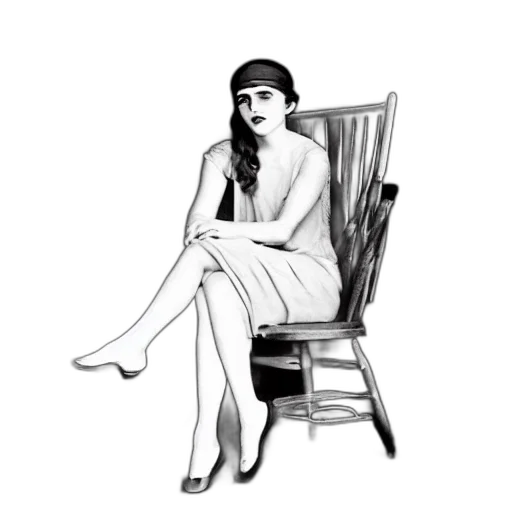 dress, furniture, staff, hat transparent PNG cut-out