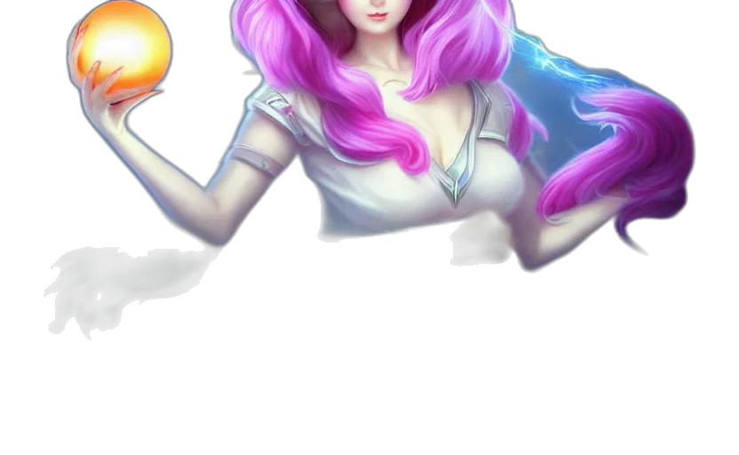 hair, staff, fantasy art, concept art transparent PNG cut-out