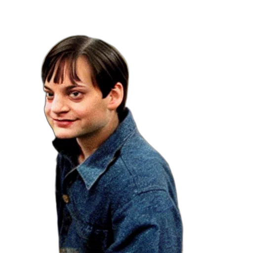 face, jacket, hair, staff transparent PNG cut-out