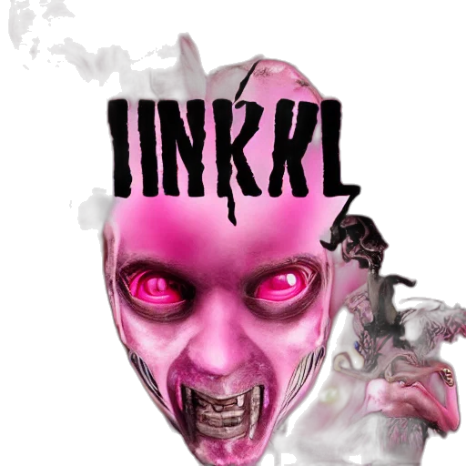 mask, concept art, cyberpunk, 3d render transparent PNG cut-out