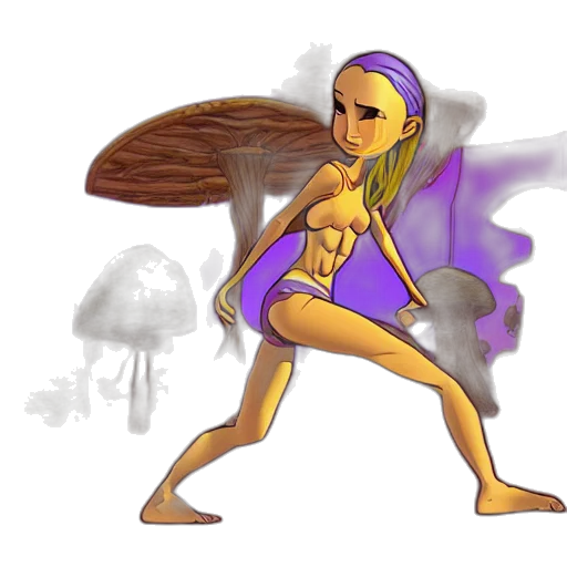 concept art, fantasy art, pixel art, comic book art transparent PNG cut-out