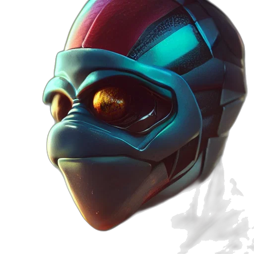 robot, mask, face, weapon transparent PNG cut-out