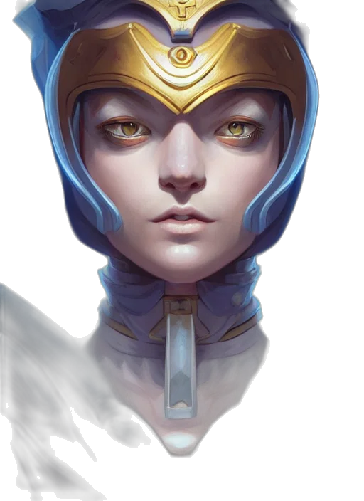 face, mask, crown, robot transparent PNG cut-out