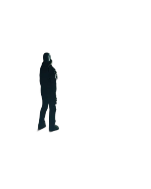 jacket, robot, staff, face transparent PNG cut-out