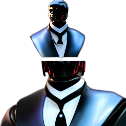 robot, staff, mask, jacket transparent PNG cut-out