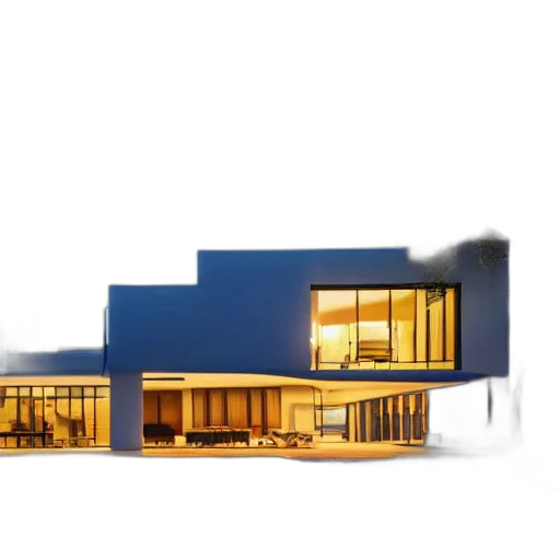 building, 3d render, concept art, photorealistic transparent PNG cut-out