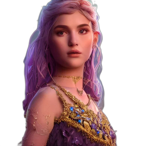 dress, crown, jewelry, face transparent PNG cut-out