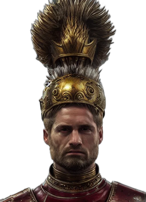 crown, hat, staff, face transparent PNG cut-out