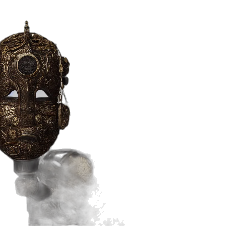 mask, face, robot, staff transparent PNG cut-out