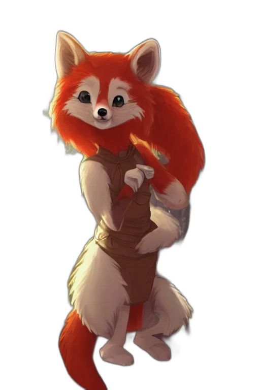 staff, dress, animal, creature transparent PNG cut-out