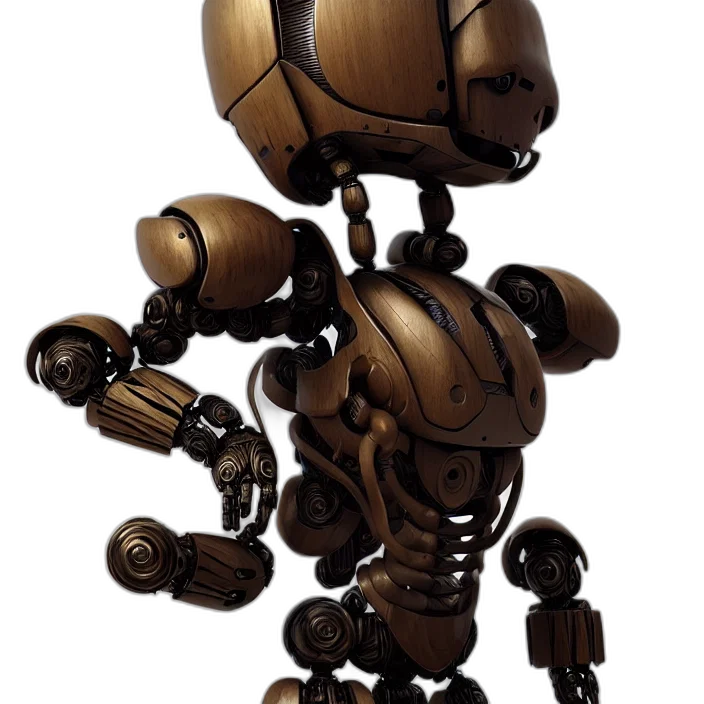 robot, weapon, creature, staff transparent PNG cut-out