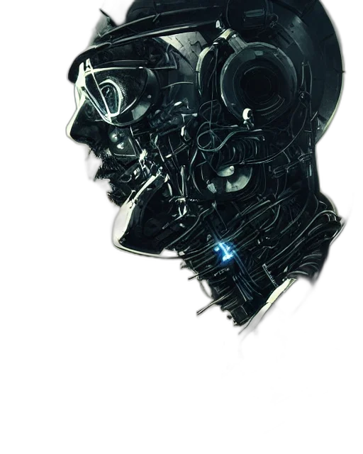 robot, mask, face, creature transparent PNG cut-out