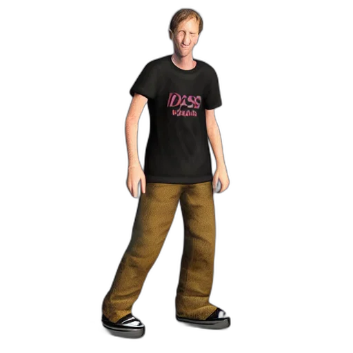 staff, shoes, 3d render, concept art transparent PNG cut-out