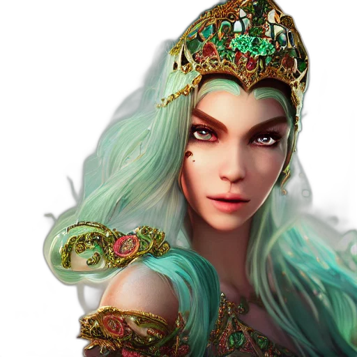crown, jewelry, face, dragon transparent PNG cut-out