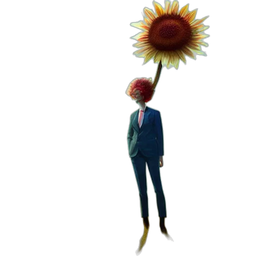 umbrella, staff, flower, crown transparent PNG cut-out