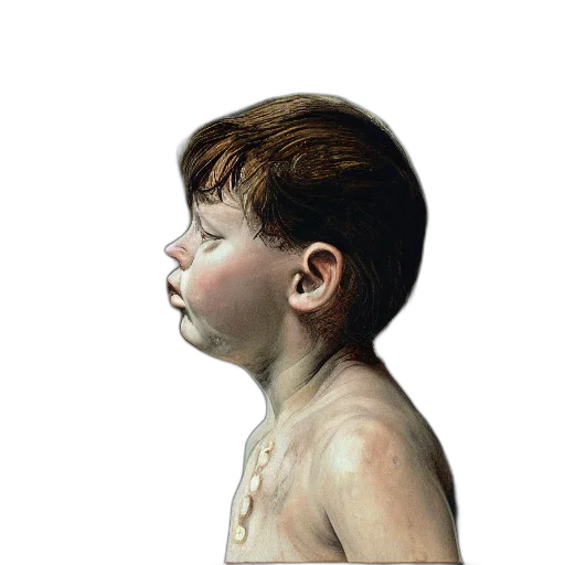 face, mask, photorealistic, oil painting transparent PNG cut-out