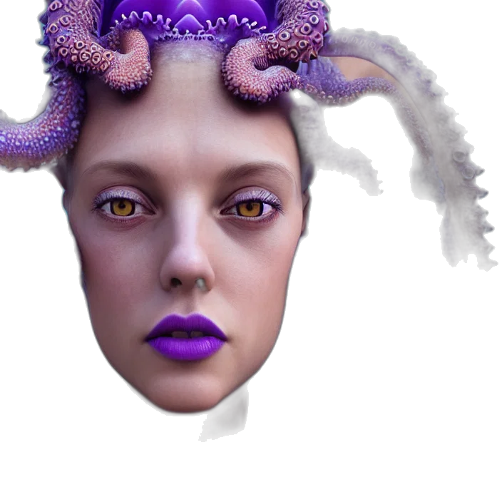creature, mask, face, crown transparent PNG cut-out