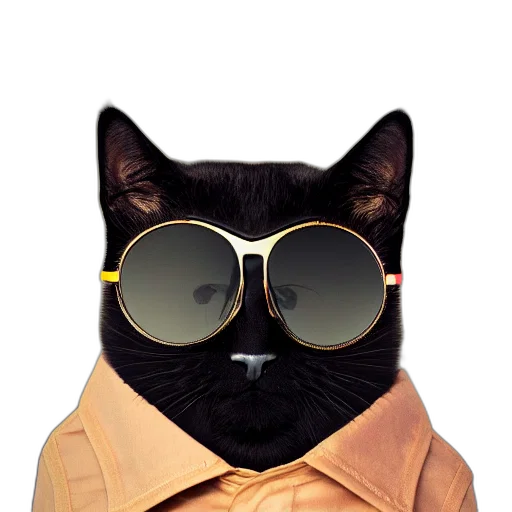 jacket, animal, mask, staff transparent PNG cut-out