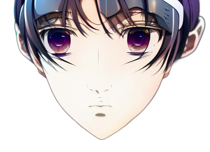 face, mask, robot, creature transparent PNG cut-out