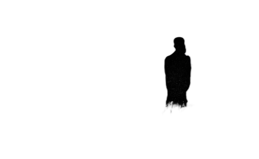 creature, staff, face, jacket transparent PNG cut-out