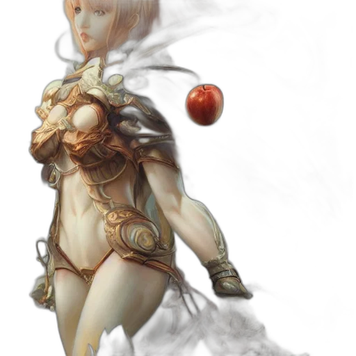 fantasy art, concept art, 3d render, photorealistic transparent PNG cut-out