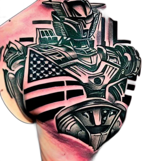 robot, cyberpunk, concept art, comic book art transparent PNG cut-out
