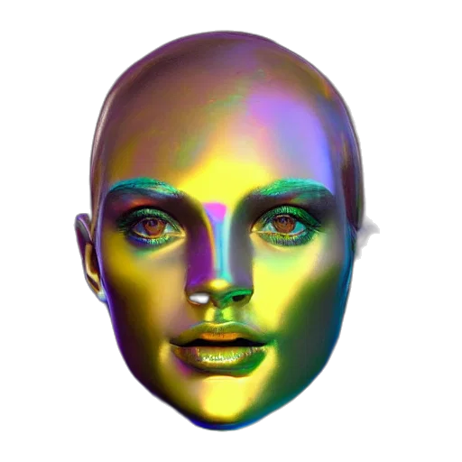 mask, face, jewelry, robot transparent PNG cut-out