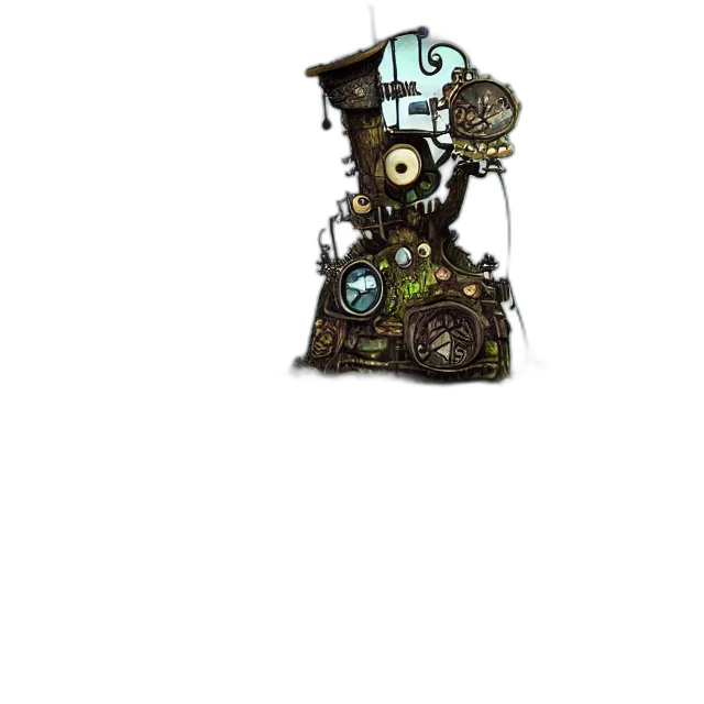 robot, weapon, staff, mask transparent PNG cut-out