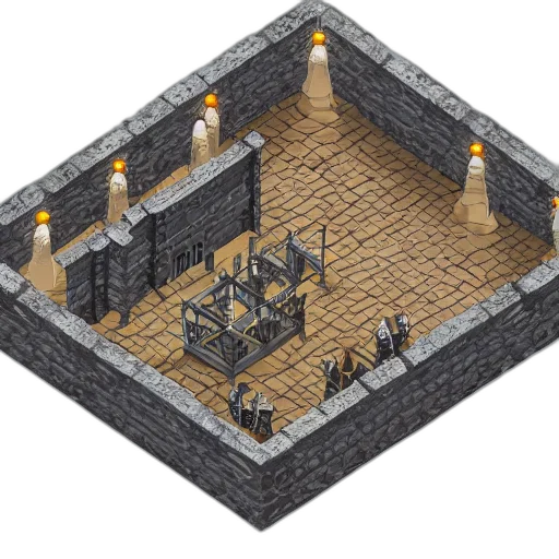 pixel art, concept art, 3d render, fantasy art transparent PNG cut-out