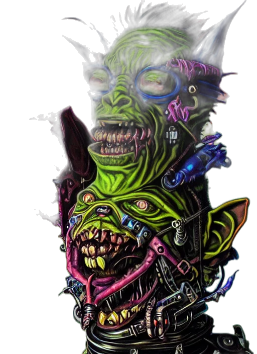 mask, face, creature, staff transparent PNG cut-out