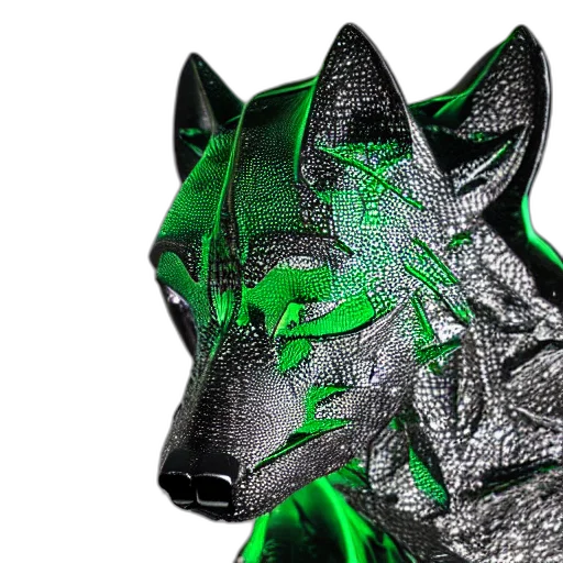 mask, dragon, cyberpunk, 3d render transparent PNG cut-out