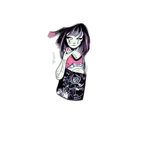 dress, jacket, bottle, staff transparent PNG cut-out