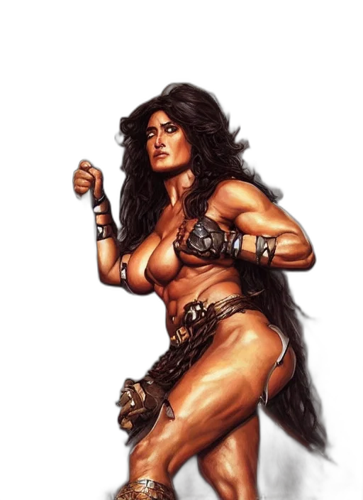 fantasy art, comic book art, concept art, photorealistic transparent PNG cut-out