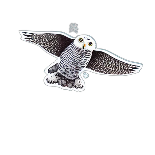 jewelry, staff, snowy, owl transparent PNG cut-out