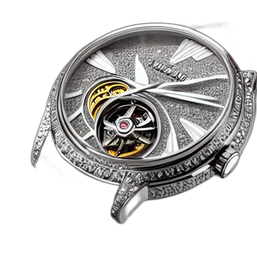 jewelry, retro, futuristic, tourbillon transparent PNG cut-out
