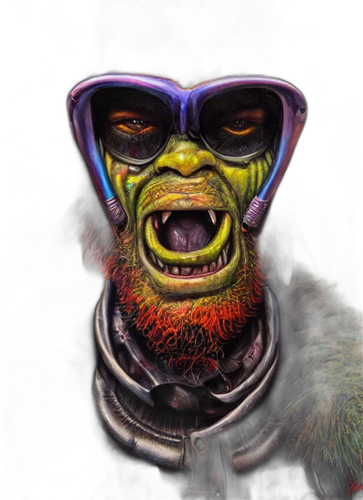 mask, face, creature, staff transparent PNG cut-out