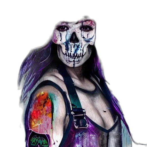 mask, face, jewelry, cyberpunk transparent PNG cut-out