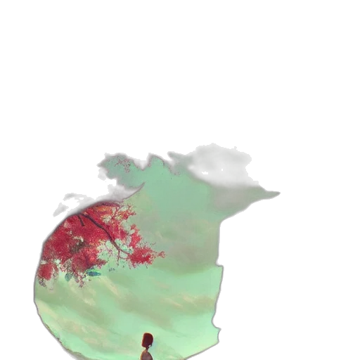 umbrella, face, tree, crown transparent PNG cut-out