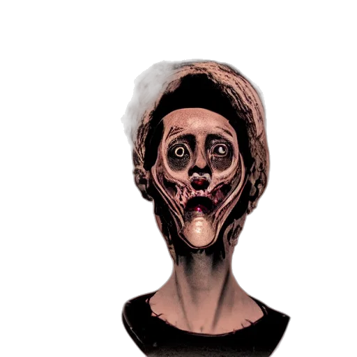 face, mask, creature, robot transparent PNG cut-out