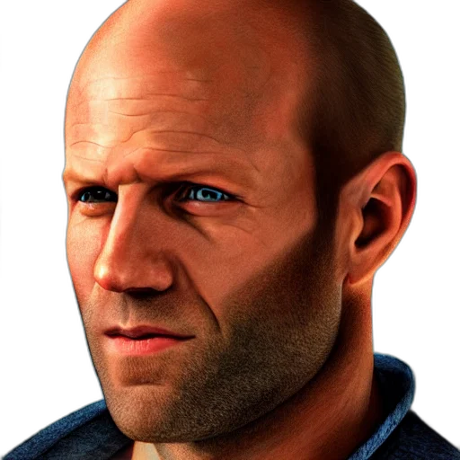 face, jacket, hair, weapon transparent PNG cut-out