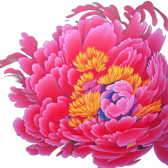 flower, crown, jewelry, oil painting transparent PNG cut-out