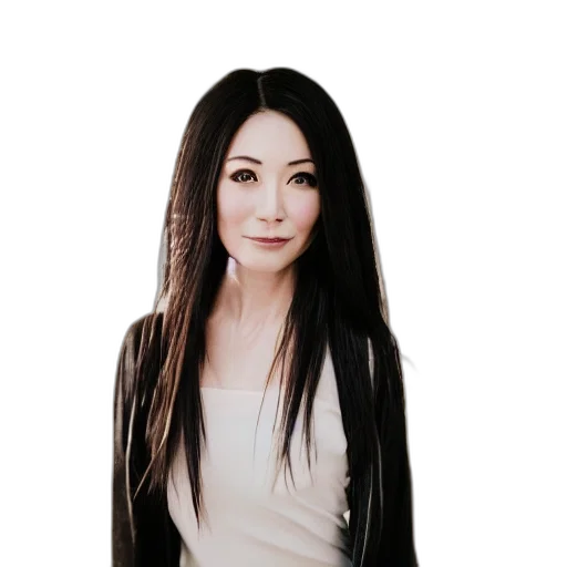 staff, dress, face, hair transparent PNG cut-out