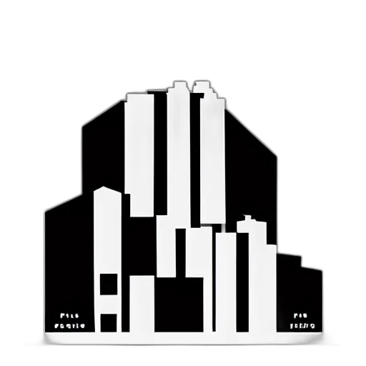 building, pixel art, concept art, cyberpunk transparent PNG cut-out