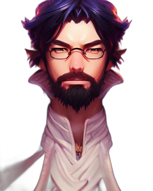 staff, face, dragon, creature transparent PNG cut-out