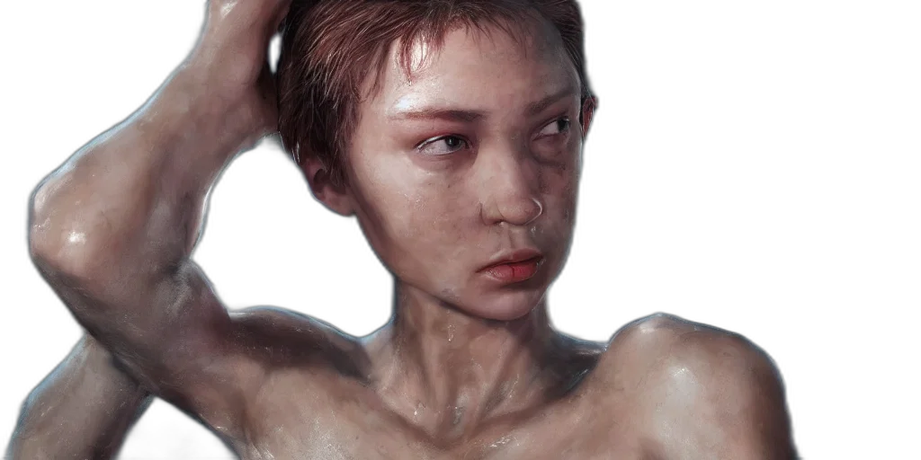 face, creature, hair, mask transparent PNG cut-out