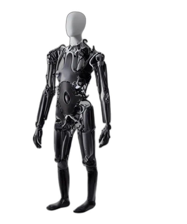 robot, creature, jacket, mask transparent PNG cut-out