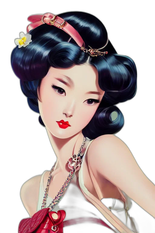 jewelry, crown, staff, photorealistic transparent PNG cut-out