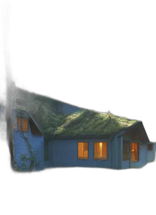 building, furniture, umbrella, hair transparent PNG cut-out